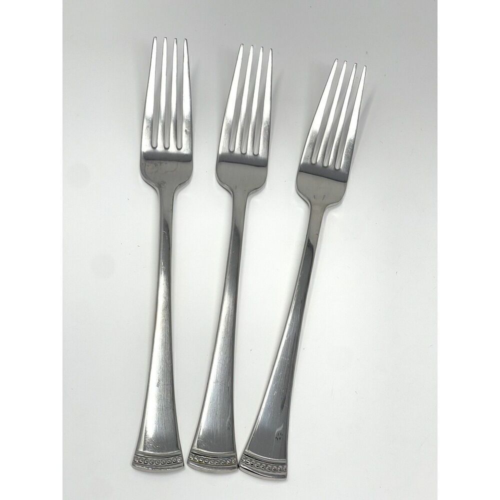 Lenox PORTOLA 18/10 Stainless Dinner Place Forks Set Of 3